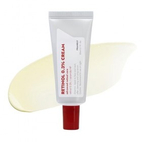 FRANKLY Crème au rétinol 0,3 %, 20,7 ml – Rétinol intensif coréen | Crème de nuit | Céramides et ginseng naturel | Anti-âge, 