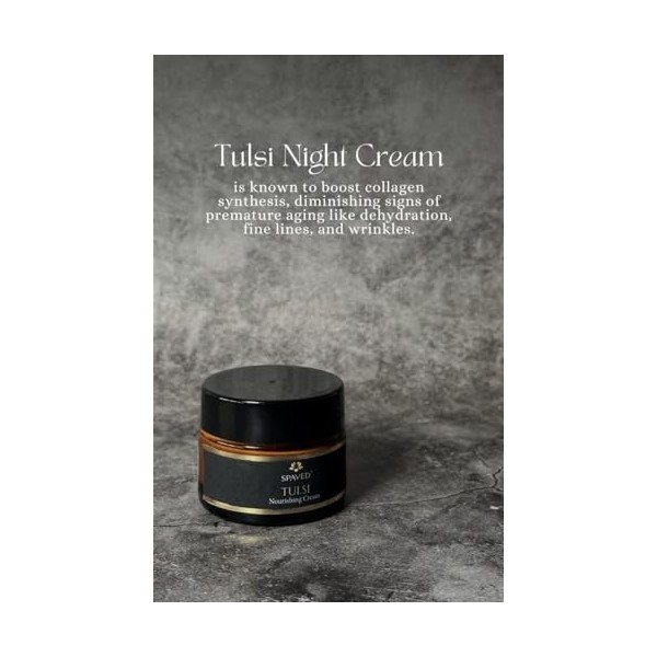 SPAVED - Crème de nuit nourrissante Tulsi