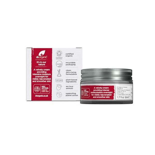 Crema de Noche Rosa de Otto para piel madura Produit de soin de la peau