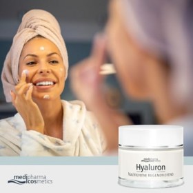 Hyaluron Nachtcreme regenerierend, 50 ml Crème