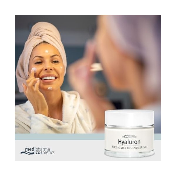Hyaluron Nachtcreme regenerierend, 50 ml Crème