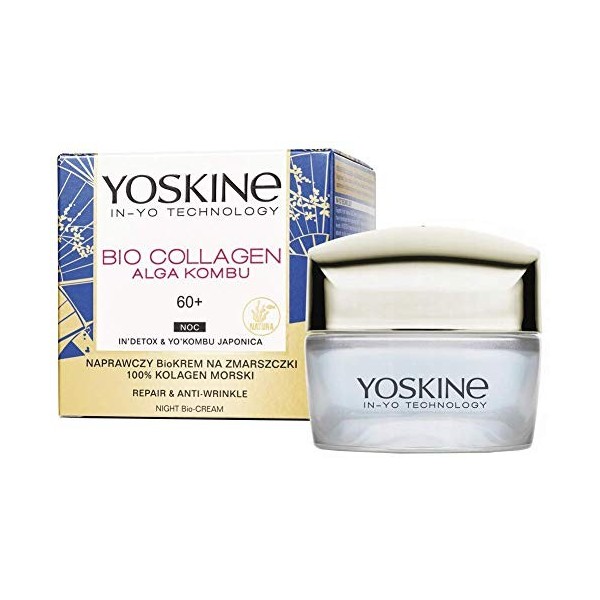 YOSKINE Bio Collagène Bio-CRÈME POUR LA NUIT 60+ réparation des rides