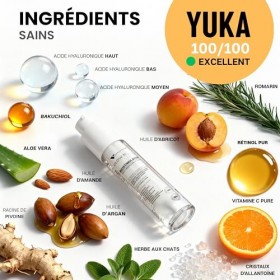 VidalForce Glow Night Crème de Nuit Anti-Âge Homme Femme – Anti-Rides avec Acide Hyaluronique Full Spectrum, Rétinol Encapsul