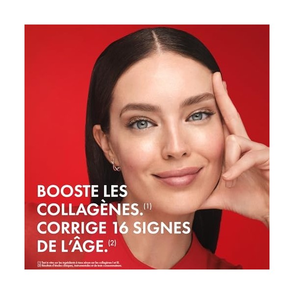 Vichy, Liftactiv, Crème de Nuit Anti-Âge Collagen Specialist, Lisse & Repulpe, Enrichi en Vitamine Cg, Pour tous Types de Pea