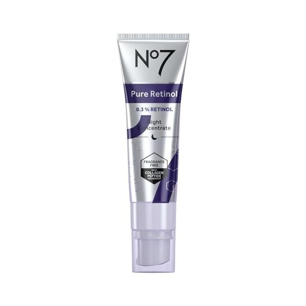 No7 Concentré de nuit Pure Retinol 0,3% Rétinol 30 ml pack de 1 - Sans parfum