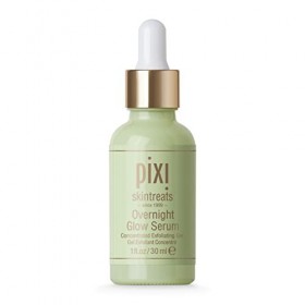 Pixi Beauty Overnight Glow Serum | Sérum Visage Exfoliant à l’Acide Glycolique | Ravive l’Éclat et Réduit les Taches | Avec A