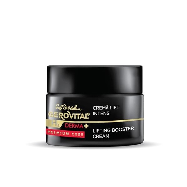 Crème de nuit intensive pour le visage, Effet hydratant, redonne fermeté et élasticité à la peau, 50 ml, Gerovital H3 Derma+ 