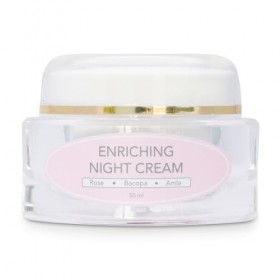 Amsarveda Enriching Night Cream — crème de nuit nourrissante ayurvédique 100% naturelle avec bacopa, amla et rose de Damas, 5