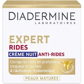 Diadermine - Expert Rides - Crème de Nuit Anti-Rides - 50 ml Crème Jour et Nuit