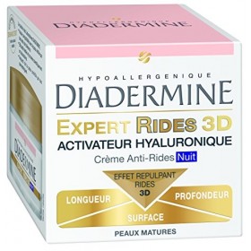 Diadermine - Expert Rides - Crème de Nuit Anti-Rides - 50 ml Crème Jour et Nuit