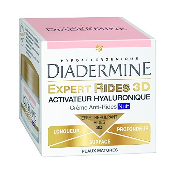 Diadermine - Expert Rides - Crème de Nuit Anti-Rides - 50 ml Crème Jour et Nuit