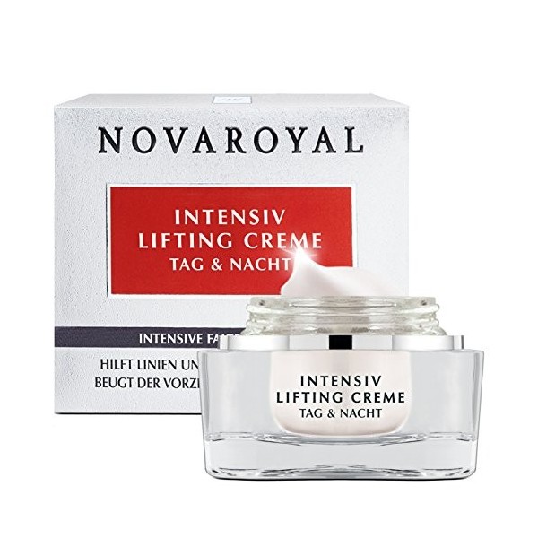 novaroyal® Crème Jour & Nuit – Agit Contre vorzeitige la formation de plis – Pour Visage Rides | avec effet lifting immédiat 