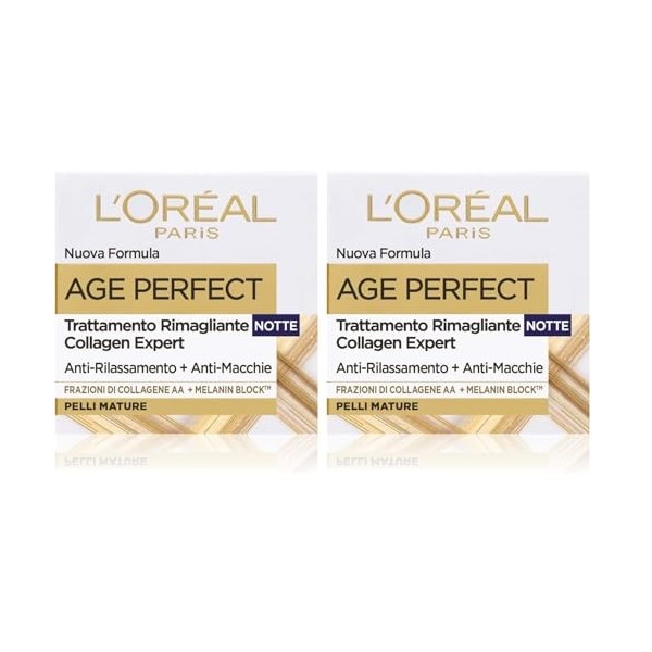 AGE PERFECT - Soin Re-Substanceur de Nuit Lot de 2 Crème Jour et Nuit