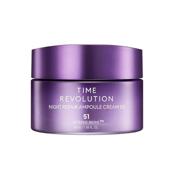 MISSHA - Time Revolution Night Repair Ampoule 5X | Revitalise la Peau Nocturne | Combat les Signes du Vieillissement | Amélio...
