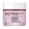 No7 Restore & Renew Crème de nuit multi-action pour le visage et le cou - Peptides de collagène anti-âge - Acide hyaluronique