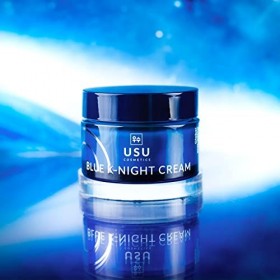Crème anti-âge visage - Blue K-Night Cream - 50 ml - Aide à combattre les signes du vieillissement prématuré - Avec Syncronig