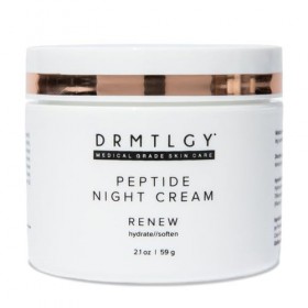 DRMTLGY Peptide Crème de nuit hydratante pour le visage sans parfum et sans huile pour tous les types de peau 60 ml