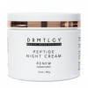 DRMTLGY Peptide Crème de nuit hydratante pour le visage sans parfum et sans huile pour tous les types de peau 60 ml