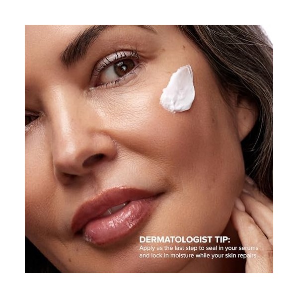 DRMTLGY Peptide Crème de nuit hydratante pour le visage sans parfum et sans huile pour tous les types de peau 60 ml