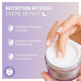 Soskin - Soin Anti-Rides Régénérant Nuit - Nourrit et Répare Pendant le Sommeil - Lisse et Revitalise la Peau au Réveil - Con