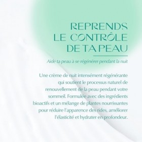AYRA SPA - Crème de Nuit Anti-Âge Collagène Végane | Avec Plancton Marin, Sodium PCA, Beurre de Cacao & de Karité | Soutient 