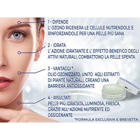 OZONO H&B - Fitocrema Crème Hydratante - MADE IN ITALY 50ml 