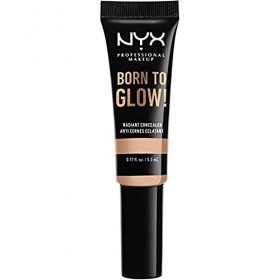 NYX Professional Makeup Anti-Cernes Éclat Born to Glow, Regard Illuminé, Réduction des Cernes, Illuminateur et Correcteur Con