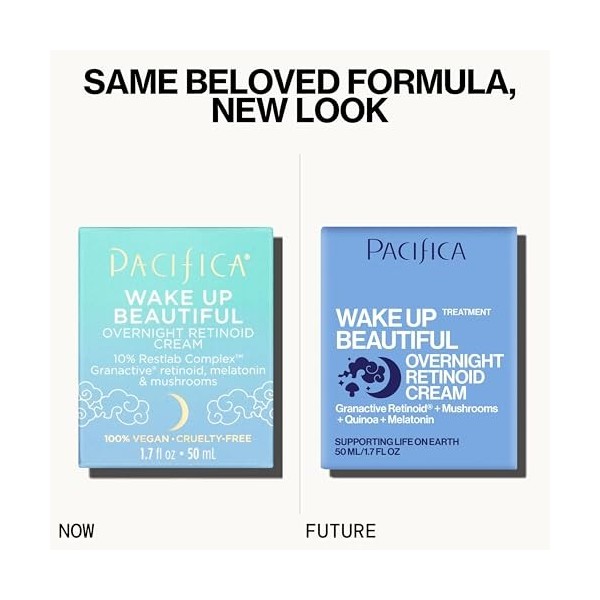 Pacifica Wake Up Beautiful Crème rétinold de nuit 50 ml