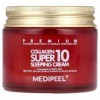 MEDI-PEEL - [] Crème de sommeil Collagen 10 70 ml | Crème au collagène | Crème de sommeil | Crème hydratante | Crème apaisant