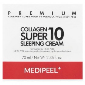 MEDI-PEEL - [] Crème de sommeil Collagen 10 70 ml | Crème au collagène | Crème de sommeil | Crème hydratante | Crème apaisant