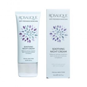 Rosalique Crème de nuit apaisante 50 ml : Ultimate Calm for Sensitive Skin – Cliniquement prouvée IBR-CalmDeAge®, α-bisabolol