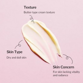 Whamisa Organic Flowers Crème nourrissante 95,2% biologique, sans eau, postbiotiques fermentés pour une hydratation en profon