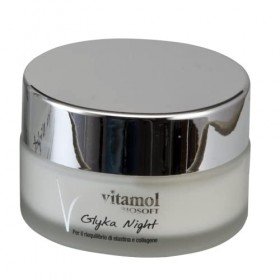 Vitamol Biosoft Crème Visage Nuit Glyka Nuit - Antiglycation Antiage Antirides 50 ml. Peau normale ou sèche