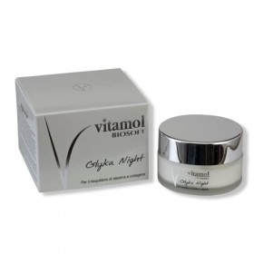 Vitamol Biosoft Crème Visage Nuit Glyka Nuit - Antiglycation Antiage Antirides 50 ml. Peau normale ou sèche