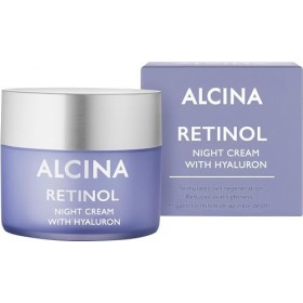 ALCINA Crème de nuit au rétinol - 1 x 50 ml - Crème nourrissante intense pour le visage pour une peau plus lisse et plus ferm