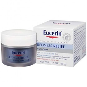 Eucerin Redness Relief Soothing Night CR?me, 1.7 Ounce