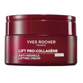 Yves Rocher LIFT Pro-COLLAGÈNE Crème de nuit raffermissante anti-rides pour le visage Formule innovante avec collagène et aci