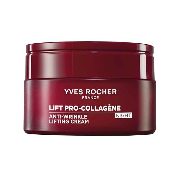 Yves Rocher LIFT Pro-COLLAGÈNE Crème de nuit raffermissante anti-rides pour le visage Formule innovante avec collagène et aci