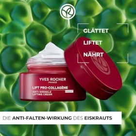 Yves Rocher LIFT Pro-COLLAGÈNE Crème de nuit raffermissante anti-rides pour le visage Formule innovante avec collagène et aci