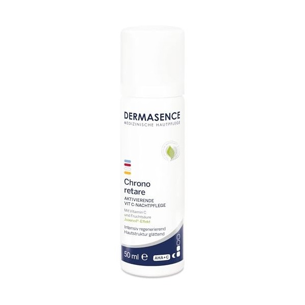 DERMASENCE Chrono Retare aktivierende VIT C-Nachtpflege, 50 ml Crème