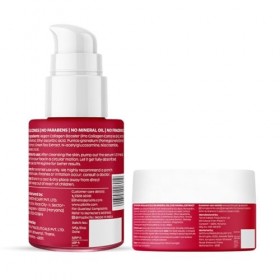 PLIX - THE PLANT FIX Collagen Bounce Serum 30ml and 1.20% Retinol Night Cream 50g with Bakuchi Oil | Anti Ageing Combo For Re