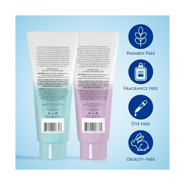 Dermasil Day Oil Free with Retinol Day & Oil Free Night 2oz Ea by Dermasil