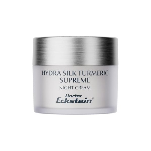 Doctor Eckstein Hydra Silk Turmeric Supreme Crème de nuit intense pour peaux exigeantes et stressées Hydratante 50 ml
