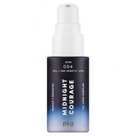 PSA MIDNIGHT COURAGE Rosehip & Bakuchiol Retinoid Night Oil. Facial Oil for Nighttime Skincare Routine with 2% Retinoid Compl