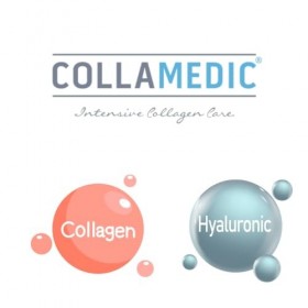 COLLAMEDIC Crème de nuit au collagène et à lacide hyaluronique contre les rides, crème anti-âge pour le visage avec cellules