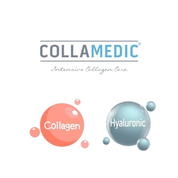 COLLAMEDIC Crème de nuit au collagène et à lacide hyaluronique contre les rides, crème anti-âge pour le visage avec cellules