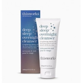 This Works Deep Sleep Overnight Cleanser, 100 ml – Nettoyant éclaircissant pour le visage infusé avec un parfum fonctionnel d