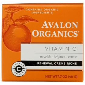 Avalon Organics Crème riche en vitamine C Renouvellement 48 g
