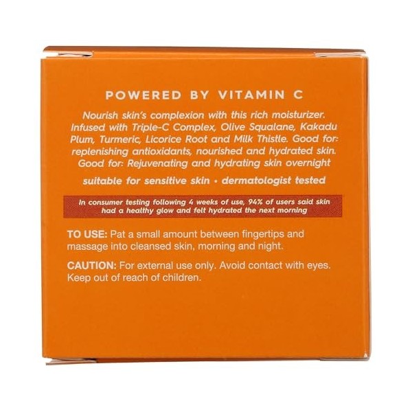 Avalon Organics Crème riche en vitamine C Renouvellement 48 g