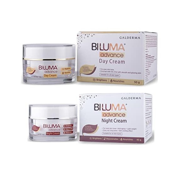 Avoka Naturals Biluma Advance Crème de jour 50 g et crème de nuit 45 g